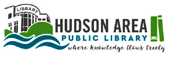 An outdated version of the library logo, subtitled "where knowledge flows freely."